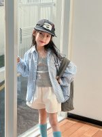 【100-170】シャツ 女の子 チェック柄 日焼け防止 - 画像 (6)