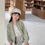 【80-130】アウター 女の子 UVカットパーカー スタンドネック - 画像 (3)