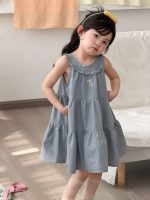 【90-140】ワンピース 女の子 ノースリープ ゆったり