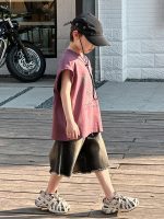 【90-130】半袖Tシャツorショートパンツ 男の子 ストリート風 ファッション - 画像 (6)