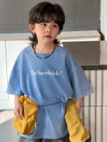 【100-150】Tシャツ 無地 プリント 半袖 - 画像 (2)