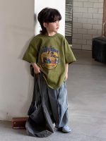 【100-150】Tシャツ 夏新作 プリント カジュアル