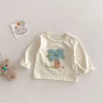 【73-120】Tシャツ 男の子ワッペン付き 可愛い トップス - 画像 (9)