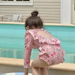 【80-135】水着 キュート 長袖 スイムウェア - 画像 (6)