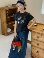 【90-150】半袖Tシャツ 女の子 カートゥーン プリント トレンド - 画像 (3)
