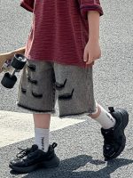 【90-150】ショートパンツ 男の子 ダメージジーンズ レトロ - 画像 (3)