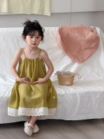 【90-140】ワンピース 女の子 レース 切り替え - 画像 (5)