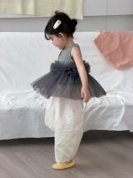 【90-140】ベスト 女の子 チュール 切り替え おしゃれ - 画像 (4)