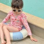 【80-135】水着 キュート 長袖 スイムウェア - 画像 (4)