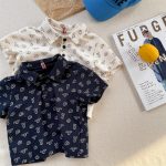 【80-130】半袖Tシャツ 女の子 POLOネック かわいい - 画像 (5)