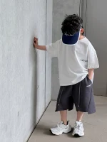 【100-160】Tシャツ プリント アルファベット 男の子 - 画像 (4)