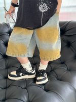 【90-140】ショートパンツ 男の子 タイダイ ジーンズ - 画像 (4)