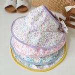 【GOODS】帽子 アウトドア 花柄 UVカット 紫外線対策 つば広 サンハット - 画像 (3)