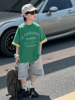 【90-120】半袖Tシャツ 男の子 レトロ ゆったり - 画像 (6)