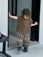 【90-150】半袖Tシャツ 男の子 バットスリーブ トレンド - 画像 (6)