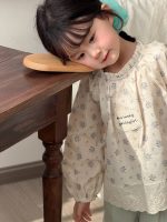 【80-140】トップス 女の子 おしゃれ 花柄 通園・お出かけに - 画像 (4)
