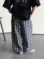 【100-170】パンツ 男の子 チェック柄 合わせやすい - 画像 (3)