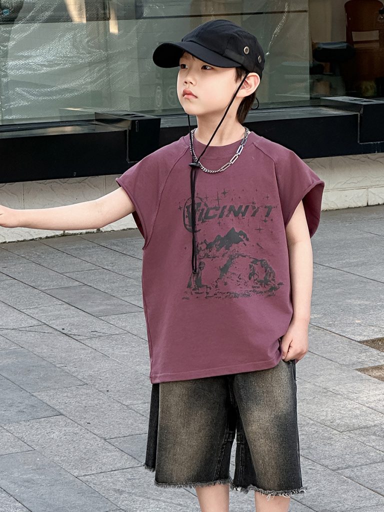 【90-130cm】半袖Ｔシャツorショートパンツ 男の子 ストリート風 ファッション