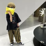 【90-150】Tシャツ プリント カジュアル 半袖 - 画像 (5)