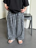 【100-170】パンツ 男の子 チェック柄 合わせやすい - 画像 (2)