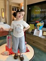 【90-150】Tシャツorパンツorセットアップ 女の子 チェック柄 シンプル - 画像 (2)
