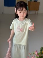 【90-140】半袖Tシャツ 女の子 スウィート 合わせやすい - 画像 (5)
