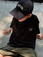 【110-170】Tシャツ ポケット プリント 夏新作 男の子 - 画像 (5)