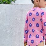 【90-140】水着 かわいい ハーフジッパー スイムウェア - 画像 (10)