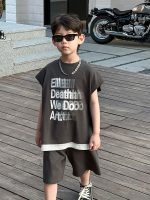 【90-120】半袖Tシャツ 男の子 英字 レイヤード ゆったり - 画像 (5)