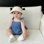 【73-100】セットアップ ベビー 女の子 リボン フリル - 画像 (3)