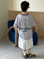 【90-160】半袖Ｔシャツ 男の子 ボーダー柄 お出かけに - 画像 (5)