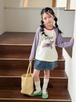 【100-170】デニムスカート 女の子 トレンド 合わせやすい - 画像 (5)