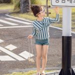 【90-140】水着 ストライプ フリル おしゃれ - 画像 (16)