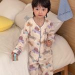 【100-160】パジャマ ルームウェア 男の子 部屋着 カートゥーン 肌にやさしい