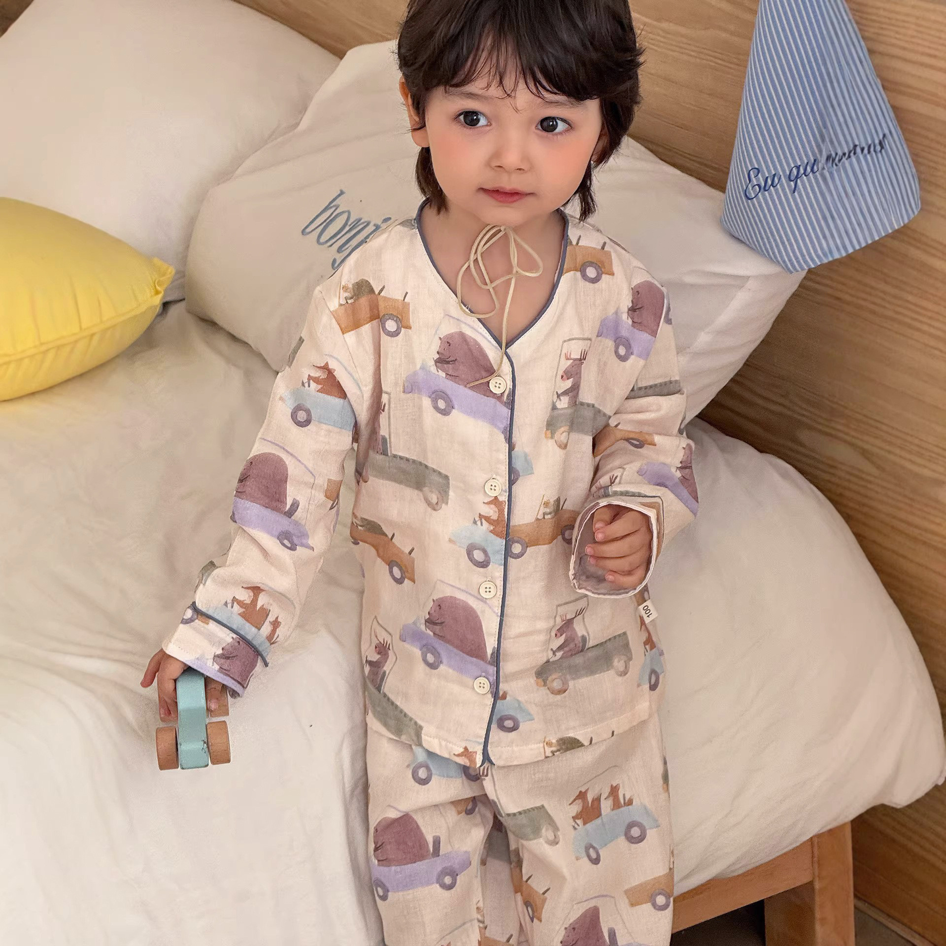 O1CN01BI7emc1tWpsKSC0Vu_2219192865910-0-cib.jpg 【100-160】パジャマ ルームウェア 男の子 部屋着 カートゥーン 肌にやさしい - 画像 (1)