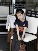 【90-150】半袖Tシャツorパンツ 女の子 カートゥーン フリル - 画像 (4)