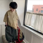 【90-150】Tシャツ プリント ラウンドネック - 画像 (3)