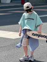 【90-130】半袖Tシャツorショートパンツ 男の子 ダメージジーンズ トレンド - 画像 (2)