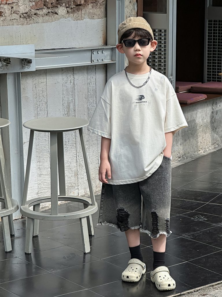 【90-150cm】半袖Ｔシャツorショートパンツ 男の子 ダメージ クール