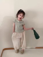 【90-150】トップスorパンツorセットアップ 女の子 フリル 無地