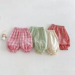 【73-120】パンツ ベビー 女の子 フリルデザイン ゆったり