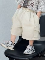 【90-140】ショートパンツ 男の子 ポケット付き カーゴパンツ - 画像 (4)