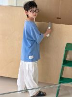 【90-160】半袖Tシャツ 男の子 ウォッシュド 英字 - 画像 (6)