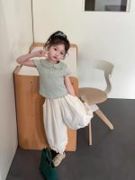 【90-150】トップスorパンツorセットアップ 女の子 フリル 無地 - 画像 (6)