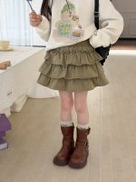 【100-170】スカート 女の子 おしゃれ ミニ丈 スウィート