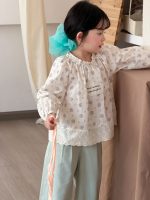 【80-140】トップス 女の子 おしゃれ 花柄 通園・お出かけに - 画像 (6)