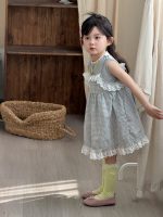 【90-140】ベストorキャミソールワンピース 女の子 レースフリル スウィート - 画像 (6)