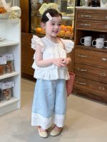 【90-150】トップスorパンツorセットアップ 女の子 フリル シンプル - 画像 (2)