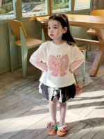 【90-150】トップス 女の子 レイヤード バタフライ かわいい - 画像 (5)