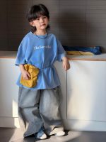 【100-150】Tシャツ 無地 プリント 半袖 - 画像 (4)